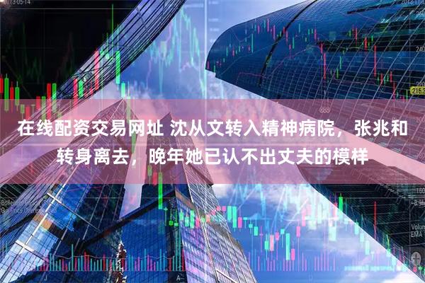 在线配资交易网址 沈从文转入精神病院，张兆和转身离去，晚年她已认不出丈夫的模样